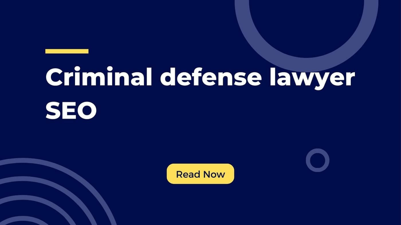 SEO for Criminal Defense Lawyers - MiroMind